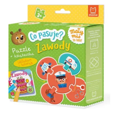 Co pasuje? Zawody. Puzzle + ksieczka - Anna Podgrska