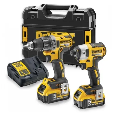 Dewalt Zestaw combo 18v dck268p2t (dcd791, dcf887) 2x5,0ah tstak
