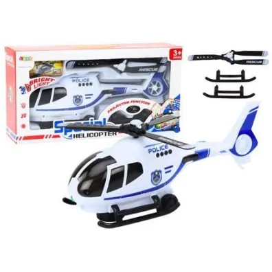 Helikopter policyjny ze �wiat�em i d�wi�kiem LeanToys