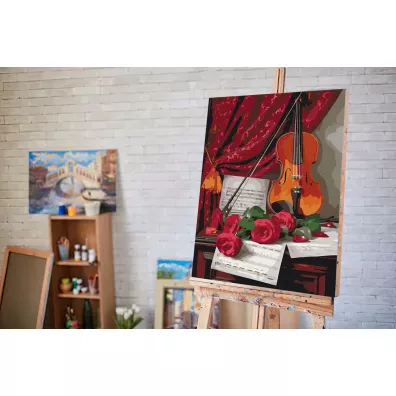 Twoje Hobby Malowanie po numerach - Muzyka kwiat�w 40x50cm
