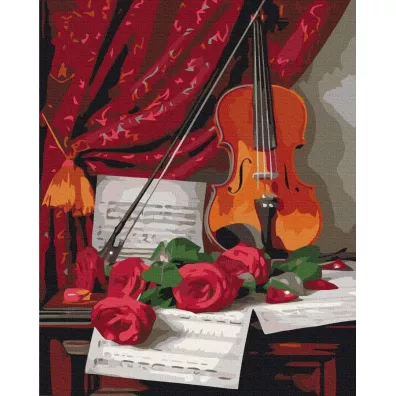 Twoje Hobby Malowanie po numerach - Muzyka kwiat�w 40x50cm