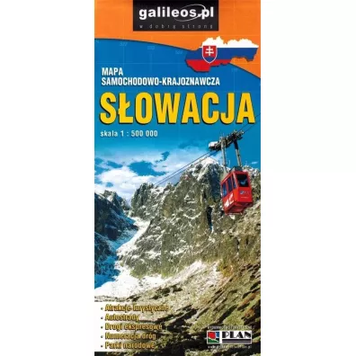 S�owacja 1:500 000. Mapa samochodowo-krajoznawcza