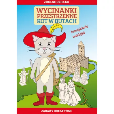 Wycinanki przestrzenne. Kot w butach. �amig��wki, - Beata Guzowska, Micha� Matwijow