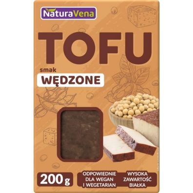 NaturaVena Tofu kostka wdzone 200 g