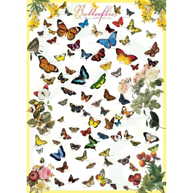 Puzzle 1000 el. Motyle Eurographics