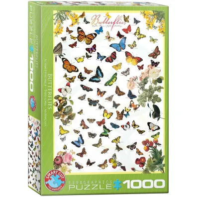 Puzzle 1000 el. Motyle Eurographics
