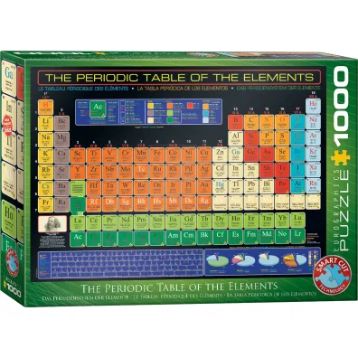 Puzzle 1000 el. Uk�ad okresowy pierwiastk�w Eurographics
