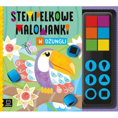 Stempelkowe malowanki. W d�ungli - Agata Kaczy�ska