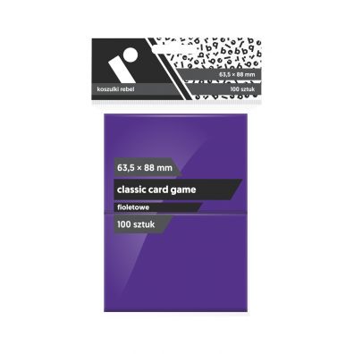 Rebel Koszulki Classic Card Game Purple 63,5 x 88 mm 100 szt.