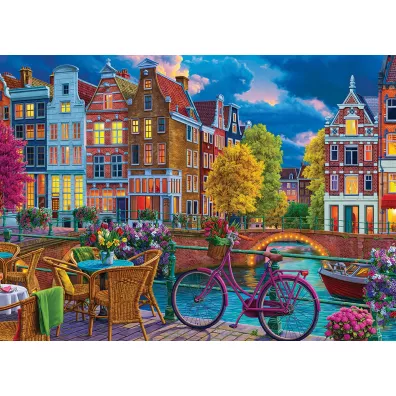 Puzzle 1000 el. Przytulna ulica Cobble Hill