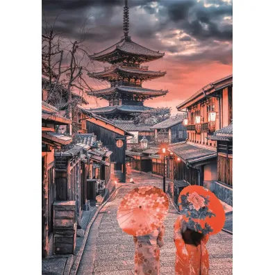 Puzzle 500 el. Evening In Kyoto Clementoni