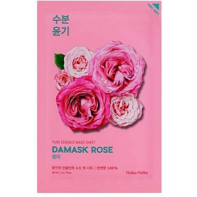 Holika Holika Pure Essence Mask Sheet Damask Rose przeciwzmarszczkowa maseczka z ekstraktem z róży 20 ml