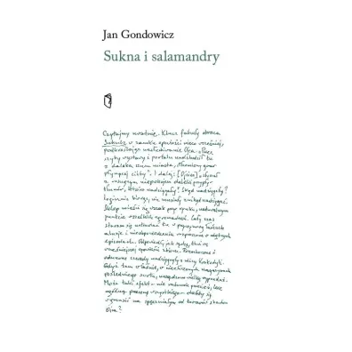 Sukna i salamandry - Jan Gondowicz