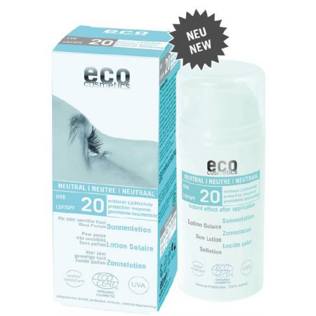 Eco Cosmetics Emulsja na soce SPF 20 NEUTRAL 100 ml