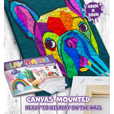 Panta Plast Obraz do wyklejania plastelin� wz�r buldog
