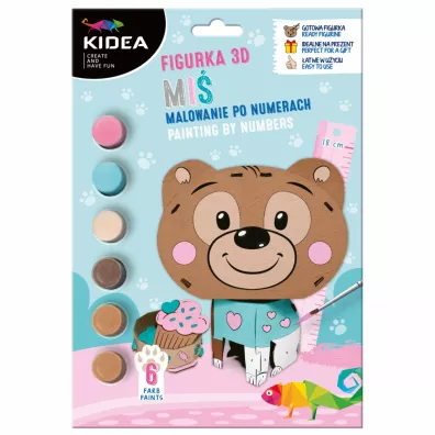 Malowanie po numerach - Figurka 3D Mi� Derform