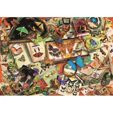 Puzzle 500 el. High Quality Collection. The Butterfly Collector Clementoni