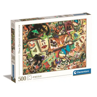 Puzzle 500 el. High Quality Collection. The Butterfly Collector Clementoni