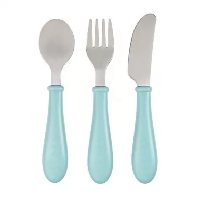 Beaba Sztuce ze stali nierdzewnej Airy Green 12 m+