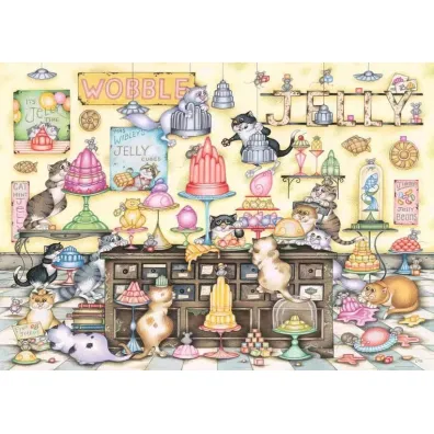 Puzzle 1000 el. 2D Crazy cats �elki Ravensburger