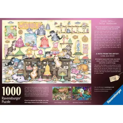 Puzzle 1000 el. 2D Crazy cats �elki Ravensburger