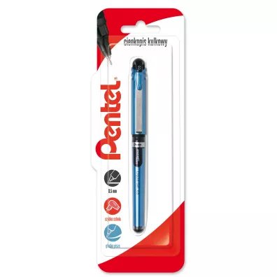 Pentel Cienkopis kulkowy EnerGel BLN15 czarny 0.5mm