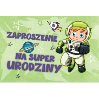 Armin Style Zaproszenie Urodziny ZA-90 10 szt.