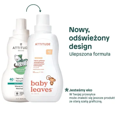 Attitude P�yn do p�ukania ubranek dzieci�cych Pear Nectar, 40 p�uka� 1 l