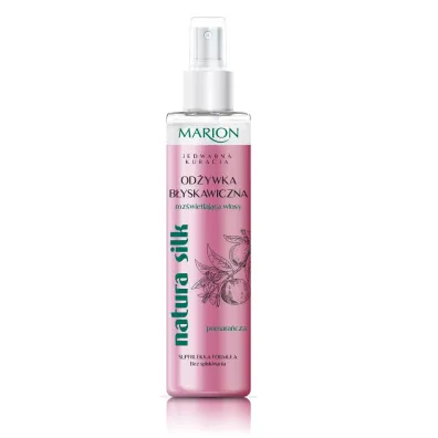 Marion Natura Silk b�yskawiczna dwufazowa od�ywka roz�wietlaj�ca w�osy 150 ml