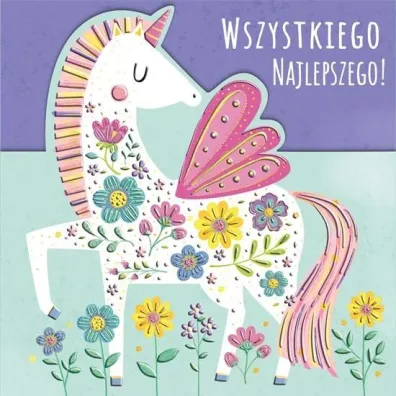 Henry Karnet KW wycinany Urodziny - Pegaz