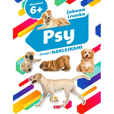 Psy. Zeszyt z naklejkami 6+
