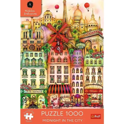 Puzzle 1000 el. O p�nocy w Pary�u Trefl