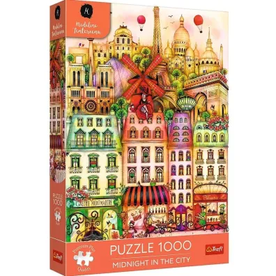 Puzzle 1000 el. O p�nocy w Pary�u Trefl