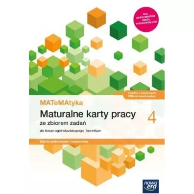 MATeMAtyka 4. Maturalne karty pracy dla liceum og�lnokszta�c�cego i technikum. Zakres podstawowy i rozszerzony. Szko�y ponadpodstawowe - Joanna Czarnowska, Jolanta Weso�owska, Lech Cha�ko, Wojciech Babia�ski
