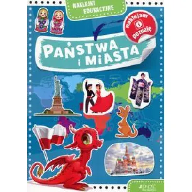 Naklejki edukacyjne. Pa�stwa i miasta