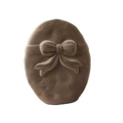 Adar Figurka ceramiczna jajko pokryta materia�em