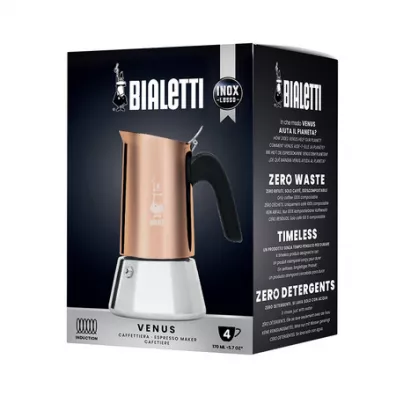 Bialetti Kawiarka New Venus 4tz Miedziana 210 ml