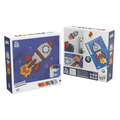 Puzzle By Numbers 500 el. Rakieta Plus-Plus