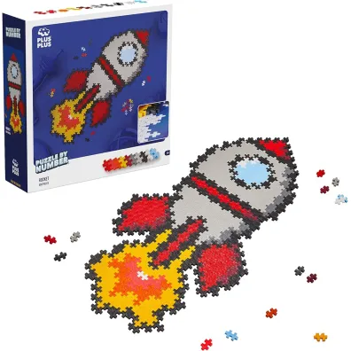 Puzzle By Numbers 500 el. Rakieta Plus-Plus