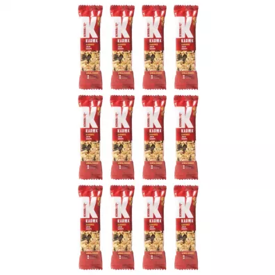Karma Bars Wzmocnij si Baton z orzechami nerkowca, jabkiem i berberysem zgrzewka 12 x 40 g