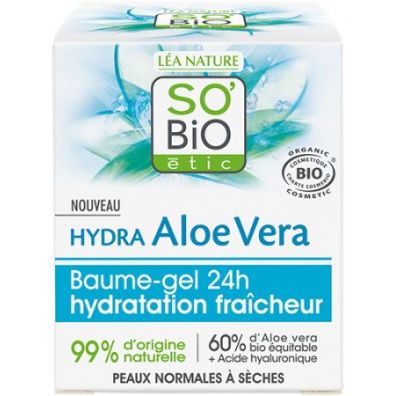 SO'BiO etic Odwieajcy nawilajcy balsam el do skry normalnej i mieszanej Hydra Aloe Vera 24H 50 ml