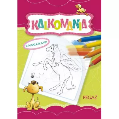 Kalkomania z naklejkami. Pegaz - Dorota Krassowska