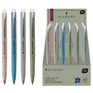 Interdruk D�ugopis automatyczny niebieski Classic Academy
