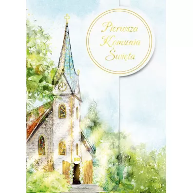 Henry Karnet B6 Komunia z k�kiem ko�ci�