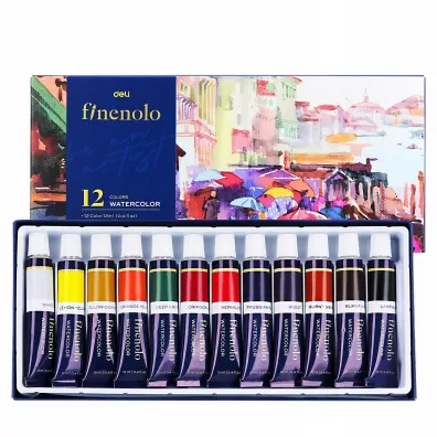 Deli Farby akwarelowe Finenolo  12ml.12 kolor�w
