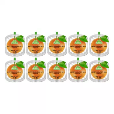 Purena Koncentrat soku pomaraczowego 100% na 3l zestaw 10 x 600 g