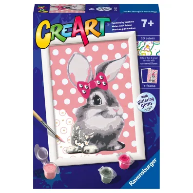 Malowanie po numerach CreArt - S�odki kr�liczek Ravensburger