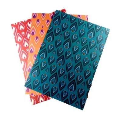 Galeria Hobby Karton 300g pawie oczy 24x34cm 3 ark MIX