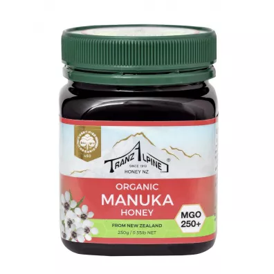 Tranzalpine Mid Manuka MGO 250+ 250 g Bio