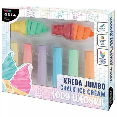 Derform Kreda Jumbo lody w�oskie 8 el.